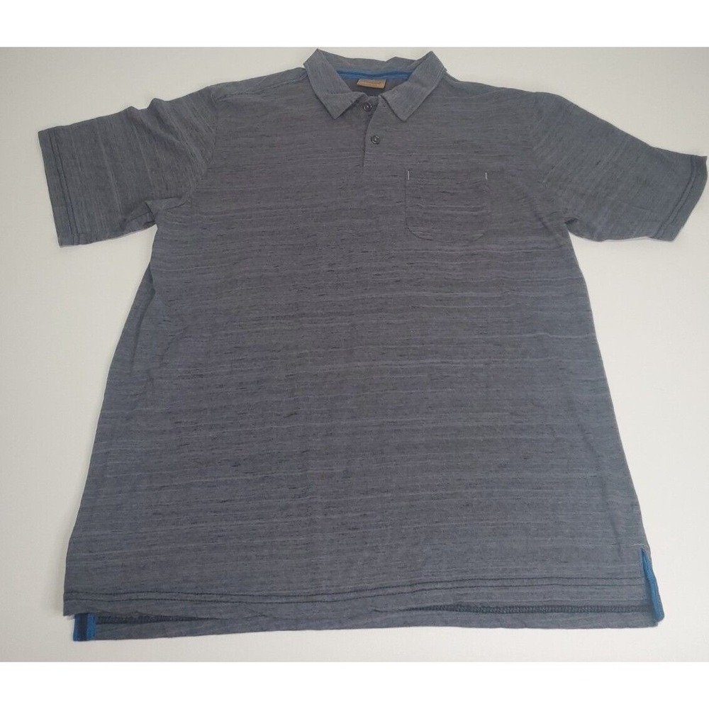 Big Sky 92608 T-Shirt, Grey, Front Pocket, 2 Button, Large